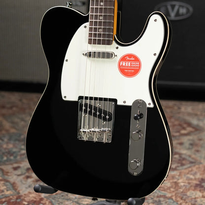 Squier Classic Vibe Baritone Custom Telecaster Electric Guitar - Black