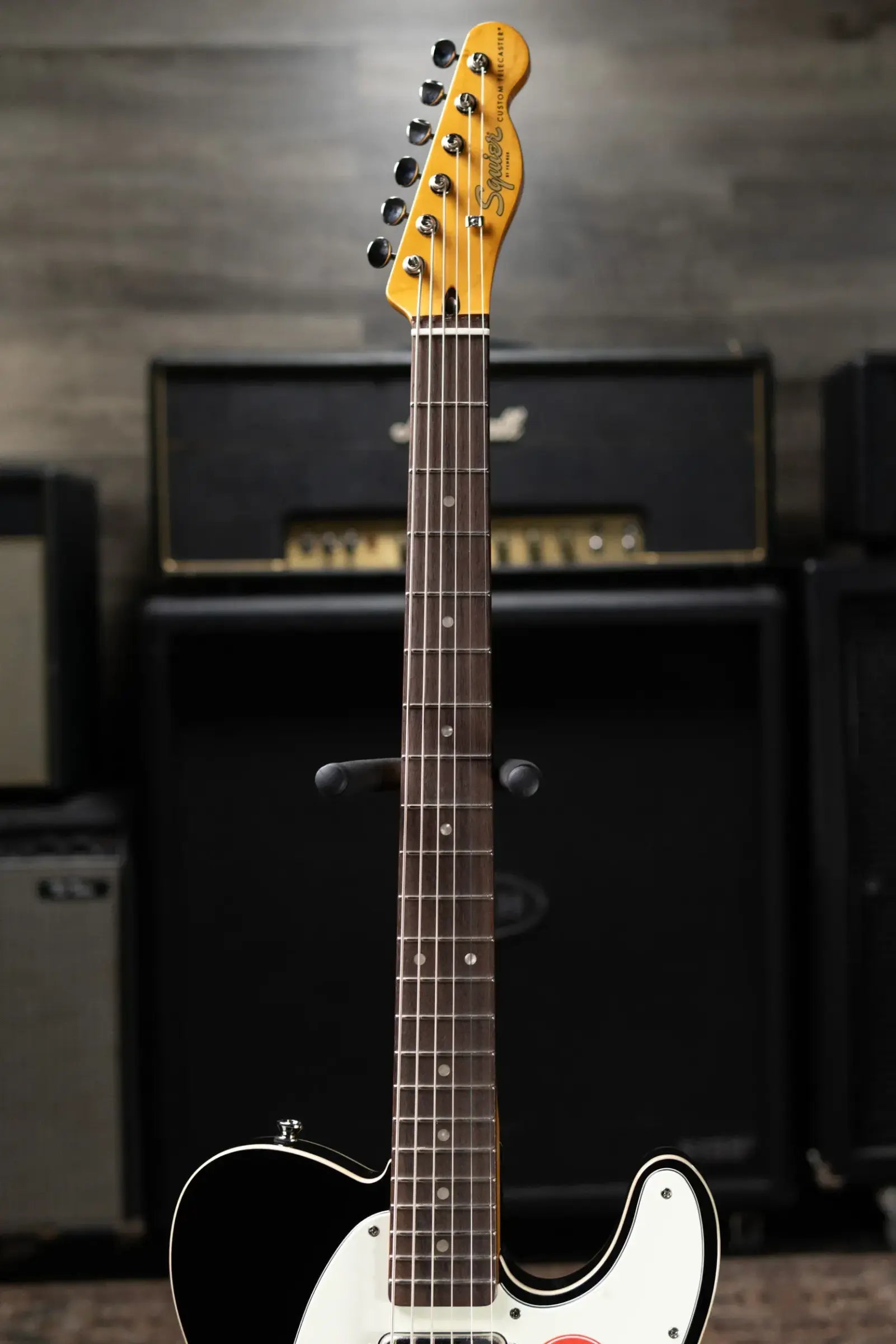 Squier Classic Vibe Baritone Custom Telecaster Electric Guitar - Black