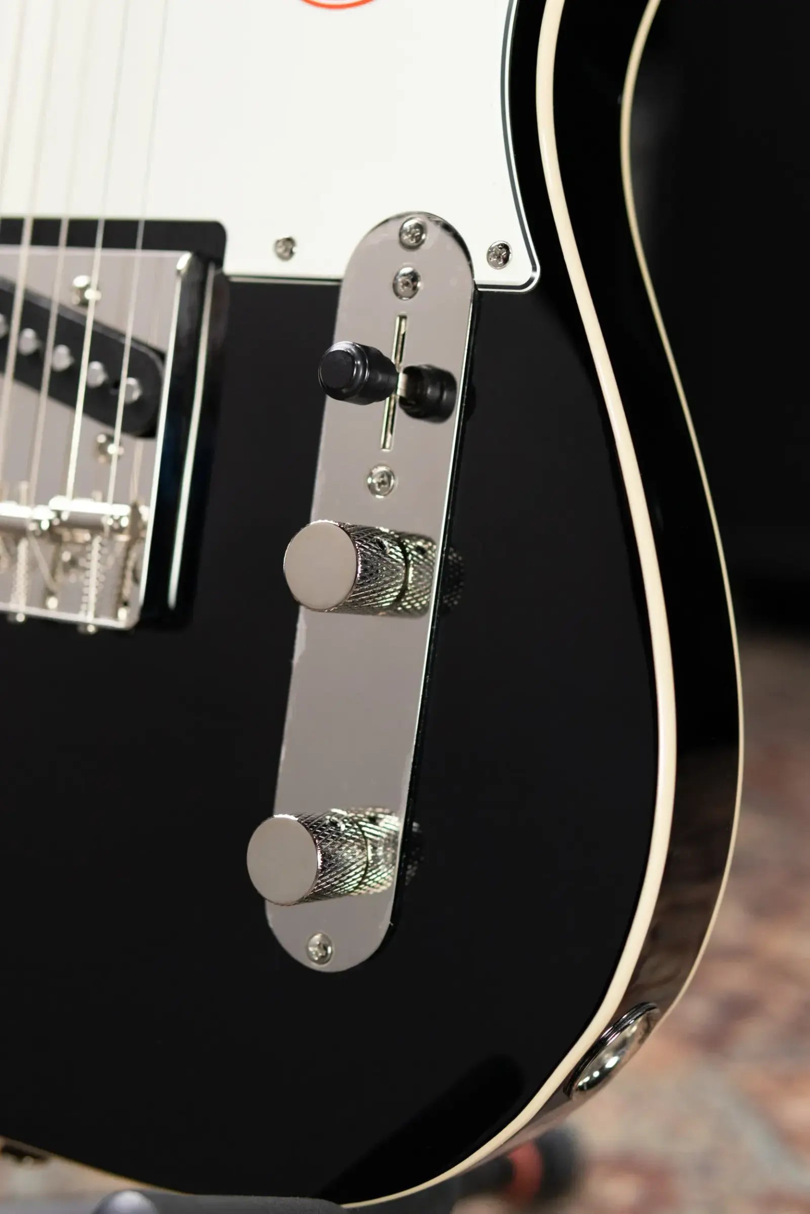 Squier Classic Vibe Baritone Custom Telecaster Electric Guitar - Black