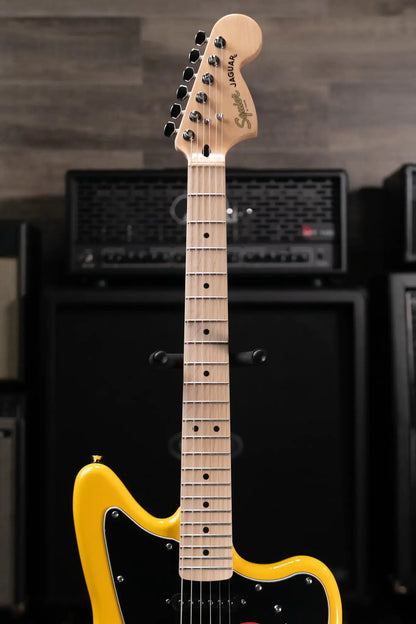 Squier FSR Affinity Jaguar Electric Guitar, Maple Fingerboard - Graffiti Yellow