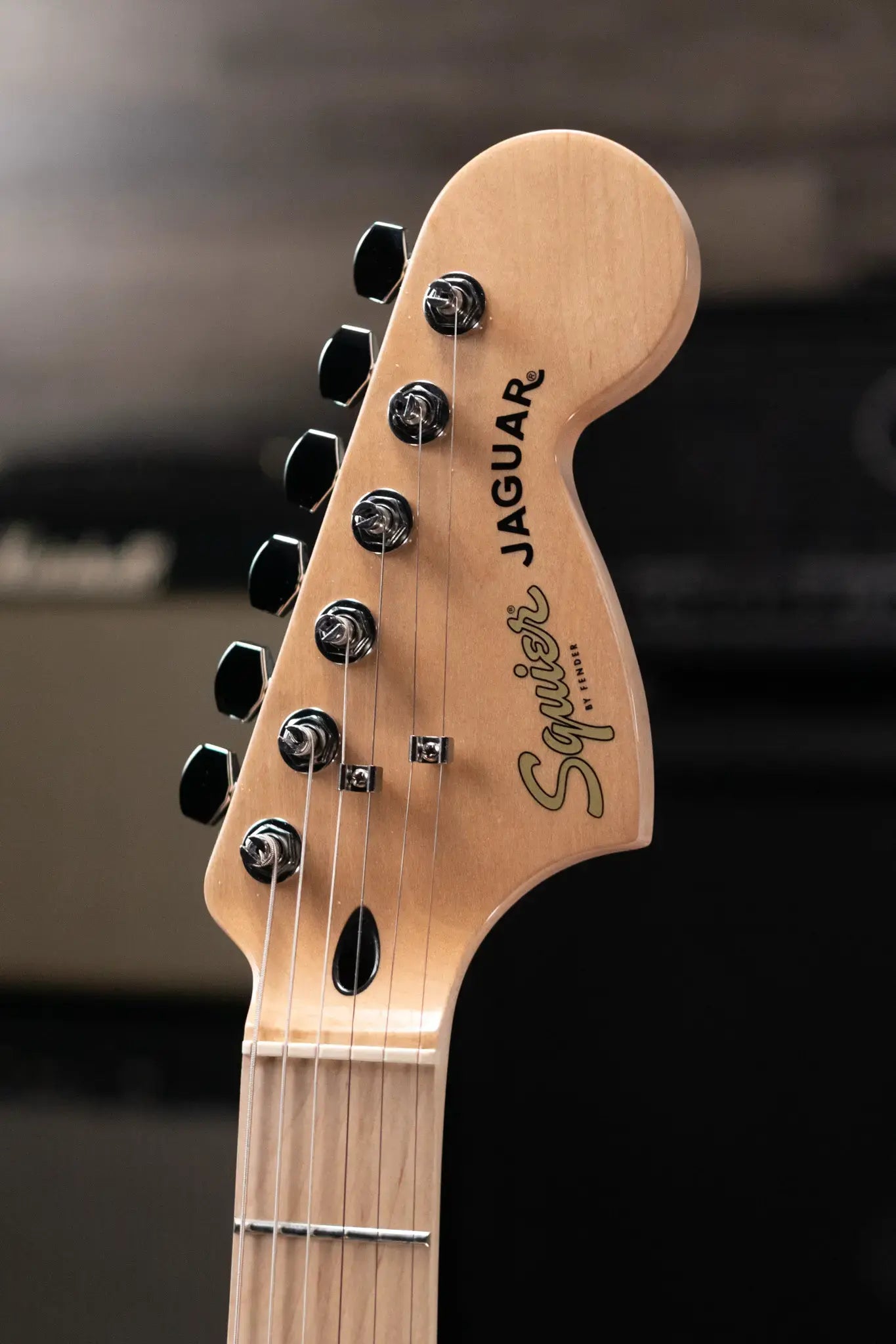 Squier FSR Affinity Jaguar Electric Guitar, Maple Fingerboard - Graffiti Yellow