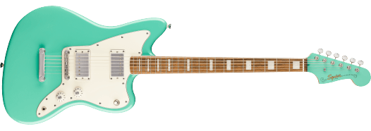 Squier Paranormal Baritone Jazzmaster HH Electric Guitar - Sea Foam Green