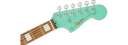 Squier Paranormal Baritone Jazzmaster HH Electric Guitar - Sea Foam Green