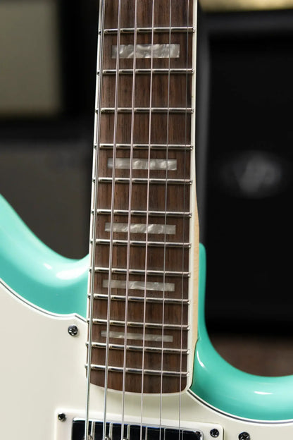 Squier Paranormal Baritone Jazzmaster HH Electric Guitar - Sea Foam Green
