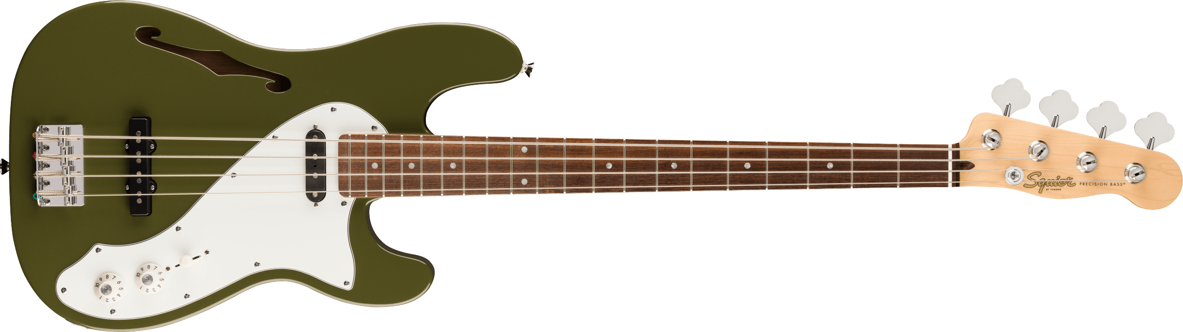 Squier Paranormal Precision Bass Thinline SJ - Olive