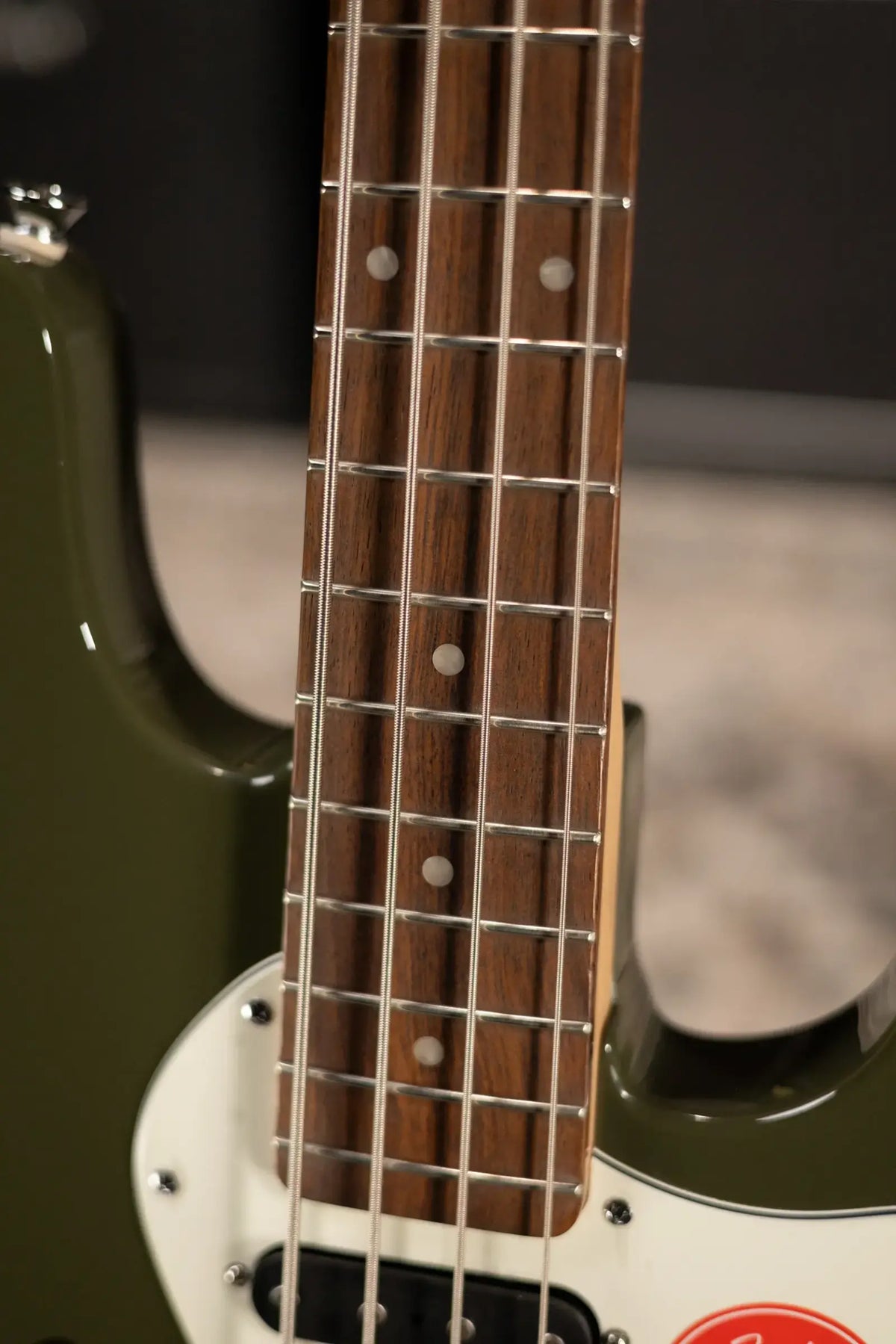 Squier Paranormal Precision Bass Thinline SJ - Olive