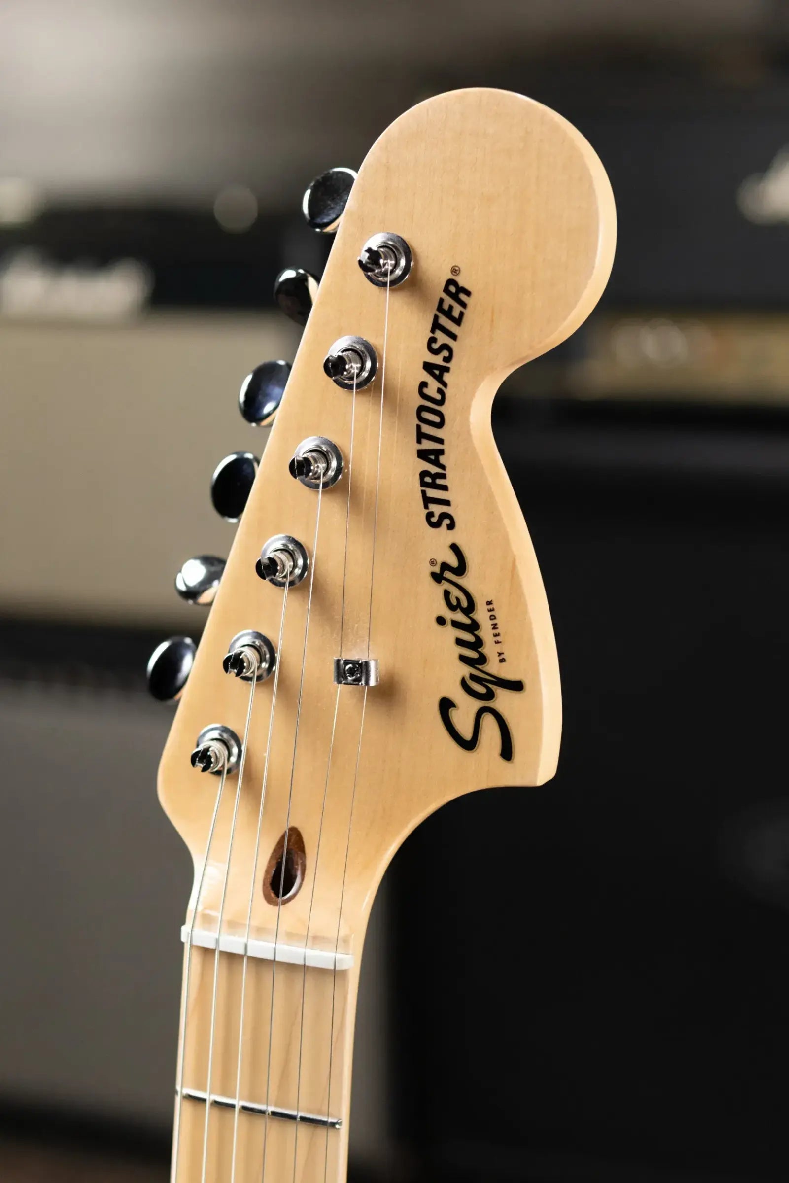 Squier Paranormal Stratocaster Deluxe Electric Guitar - Lake Placid Blue