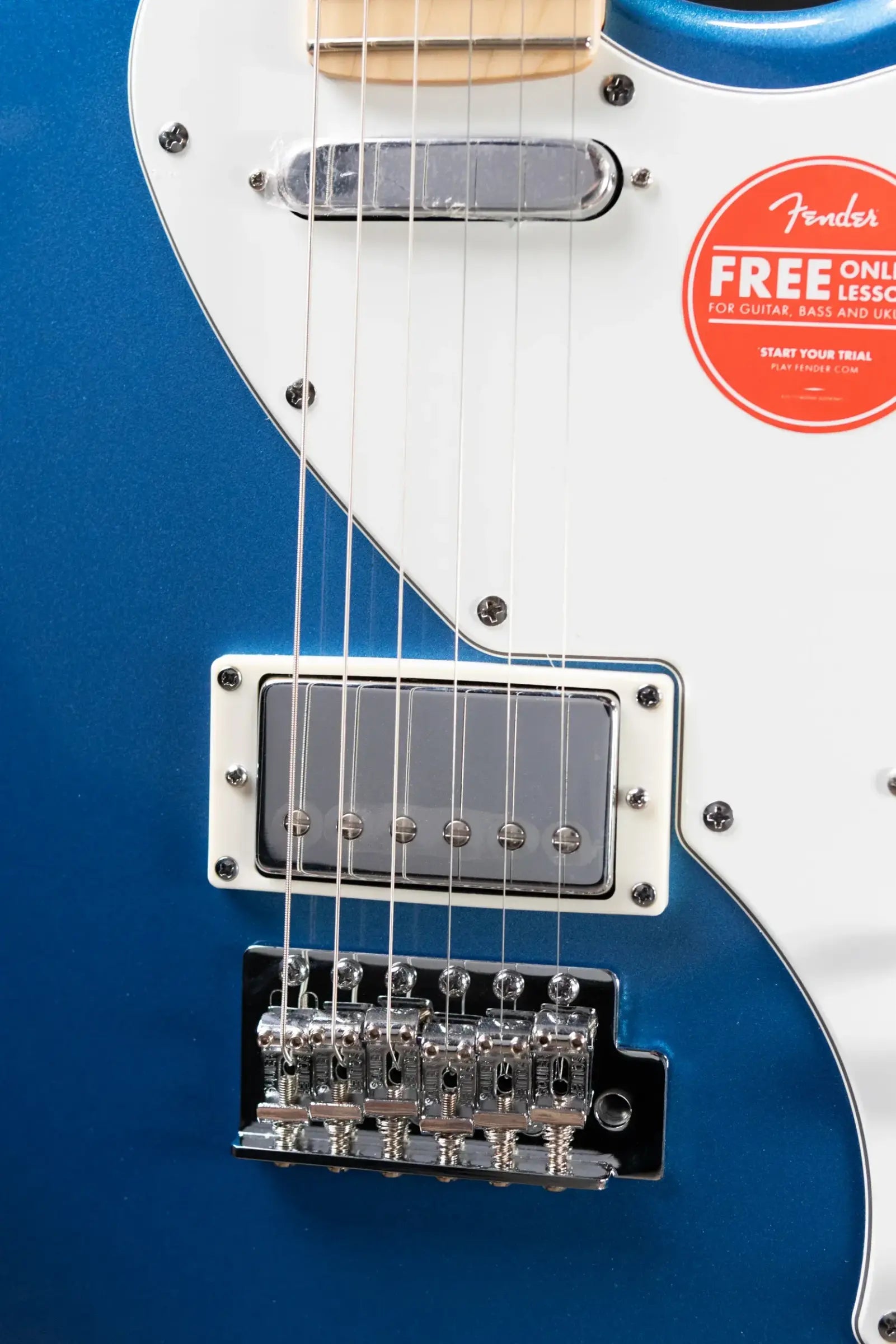 Squier Paranormal Stratocaster Deluxe Electric Guitar - Lake Placid Blue
