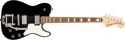 Squier Paranormal Troublemaker Telecaster Deluxe Bigsby Electric Guitar - Black
