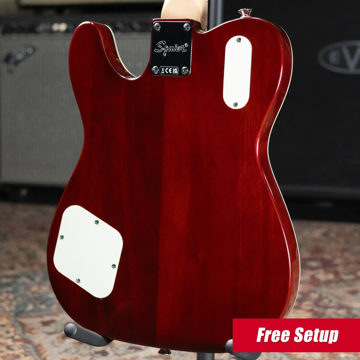 Squier Paranormal Troublemaker Telecaster Deluxe Bigsby Electric Guitar - Honey Sunburst