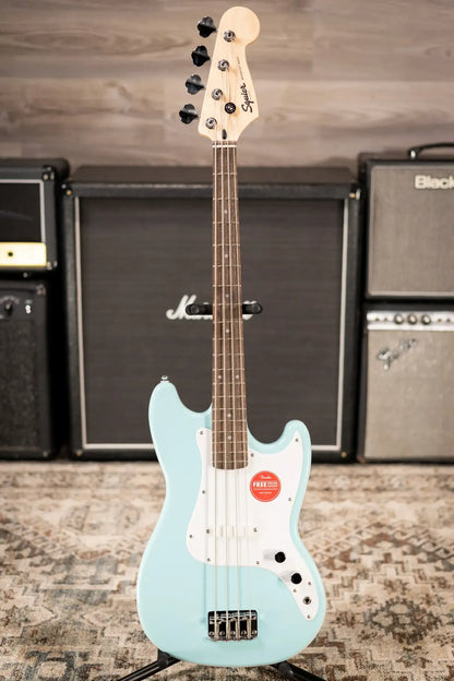 Squier Sonic Bronco Bass - Daphne Blue