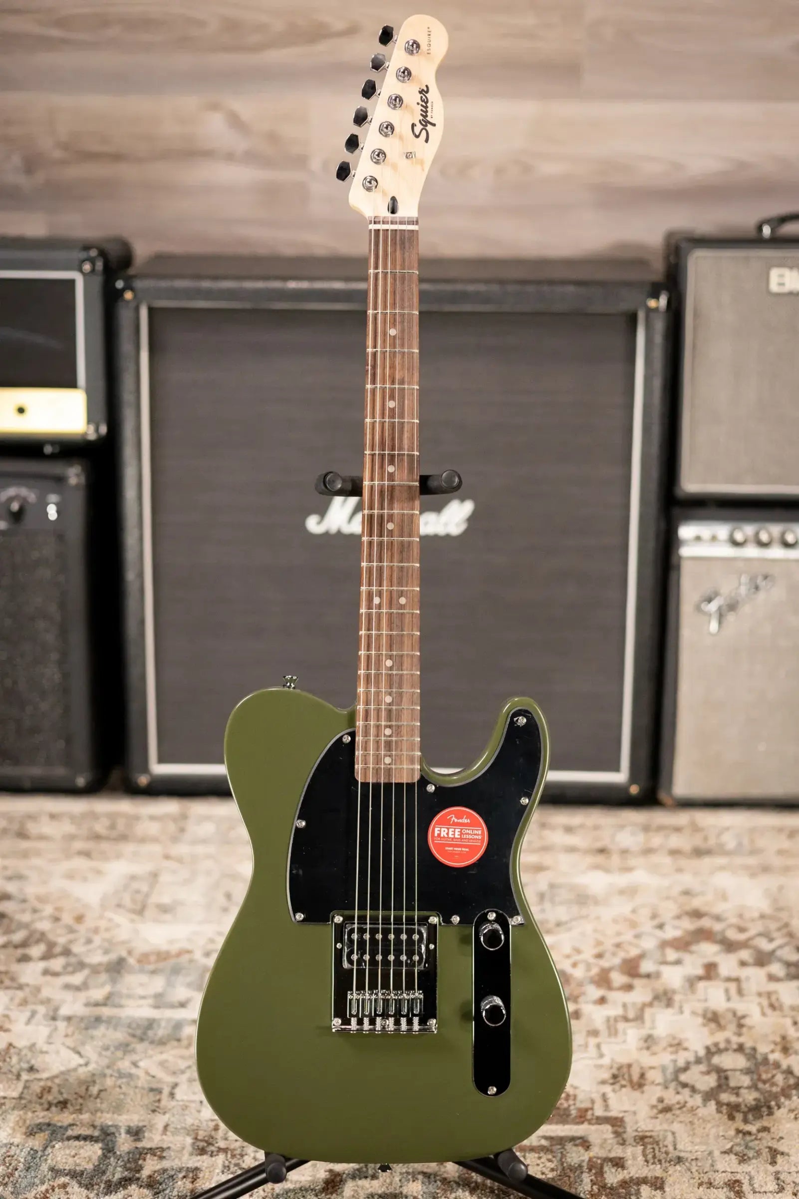 Squier Sonic Esquire H Electric Guitar - Olive
