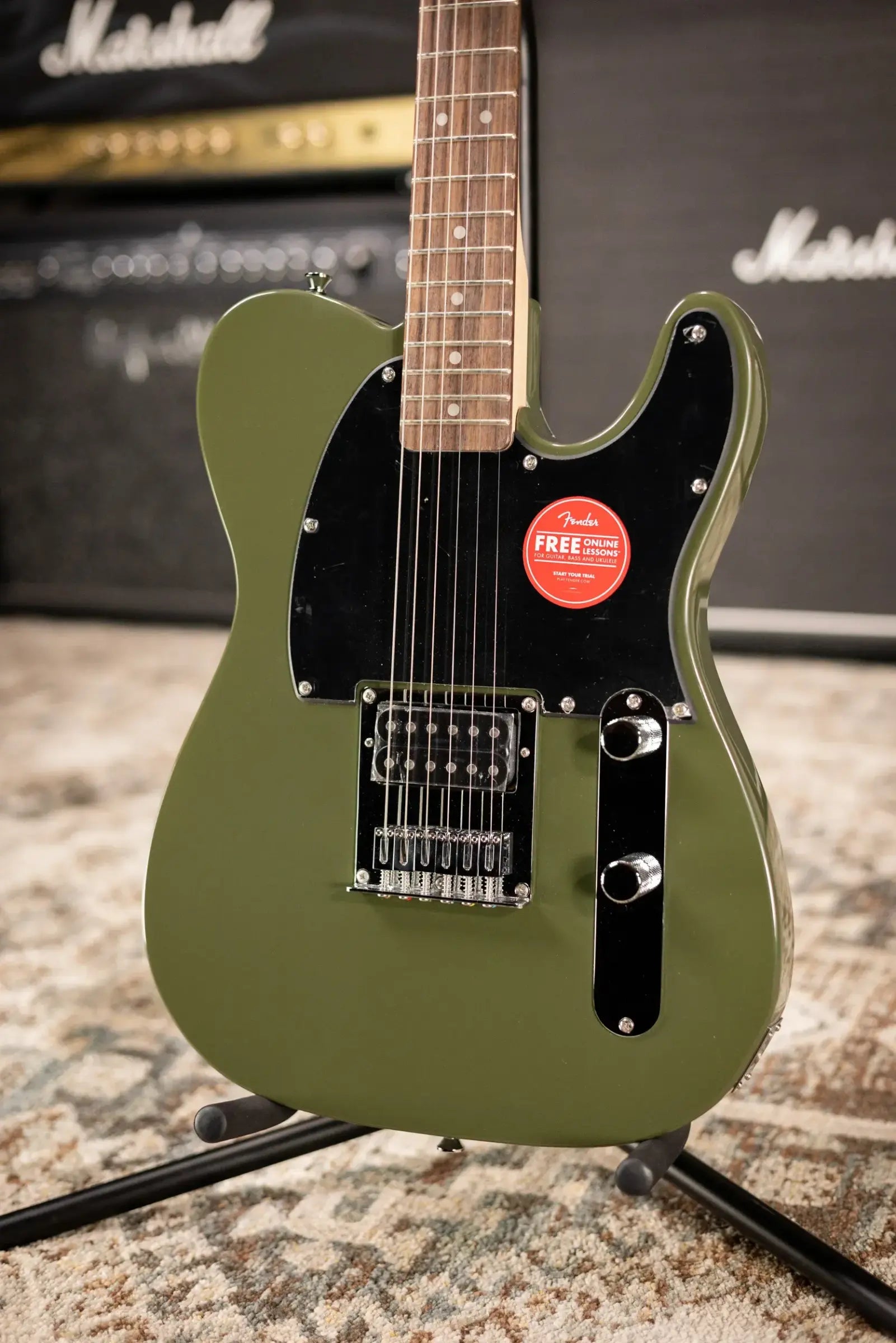 Squier Sonic Esquire H Electric Guitar - Olive