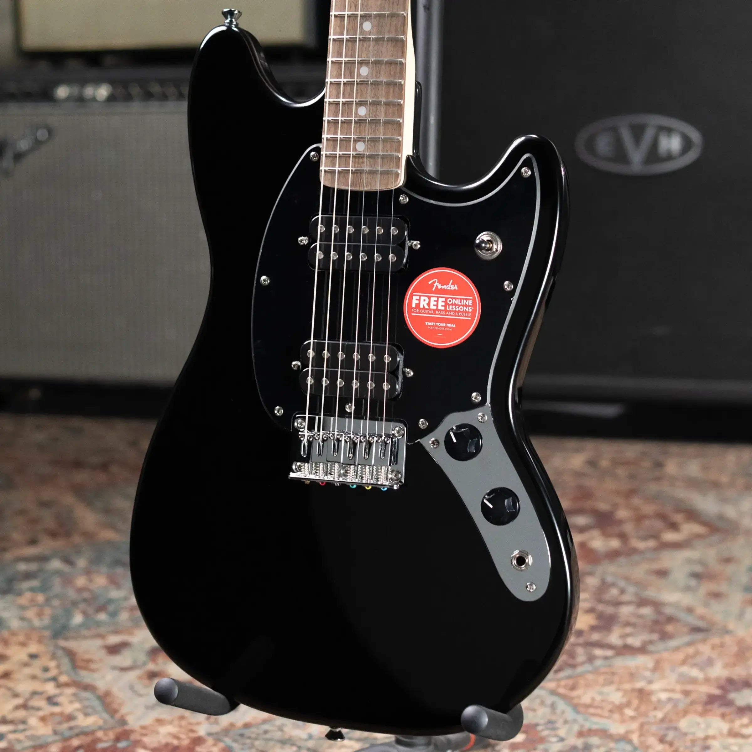 Squier Sonic Mustang HH Electric Guitar - Black