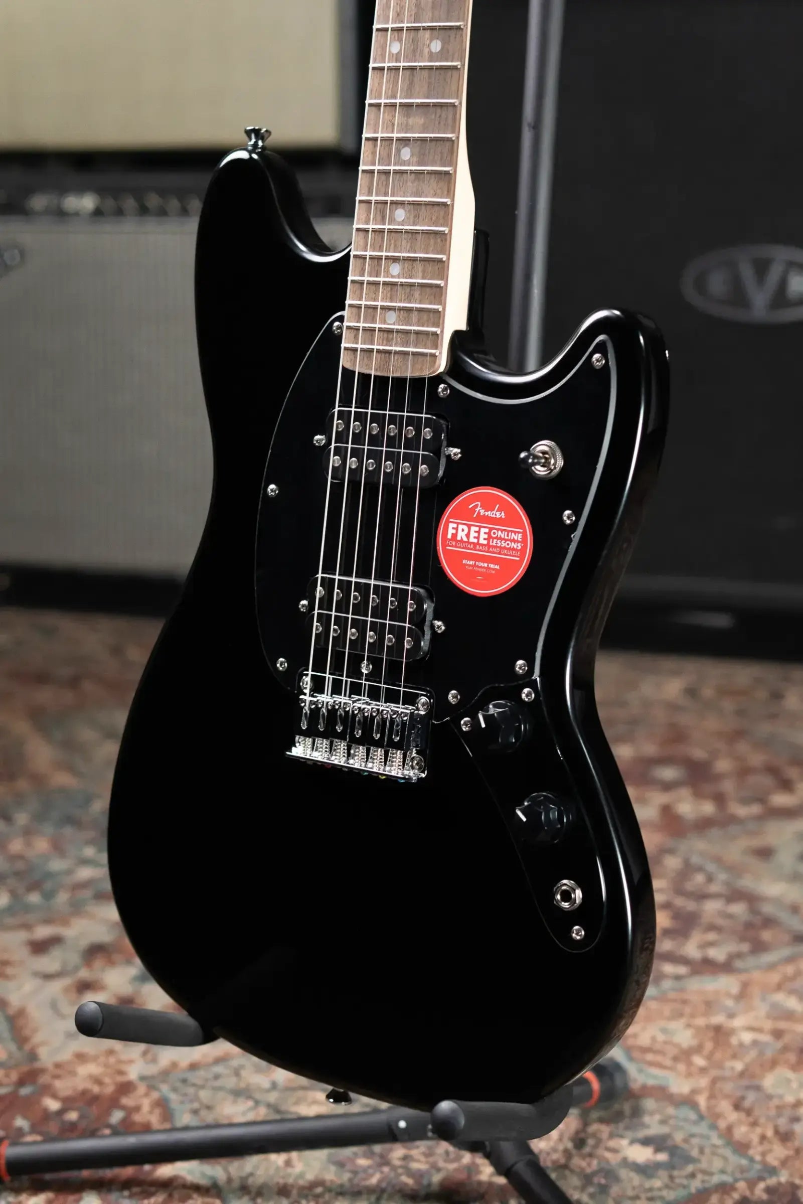 Squier Sonic Mustang HH Electric Guitar - Black