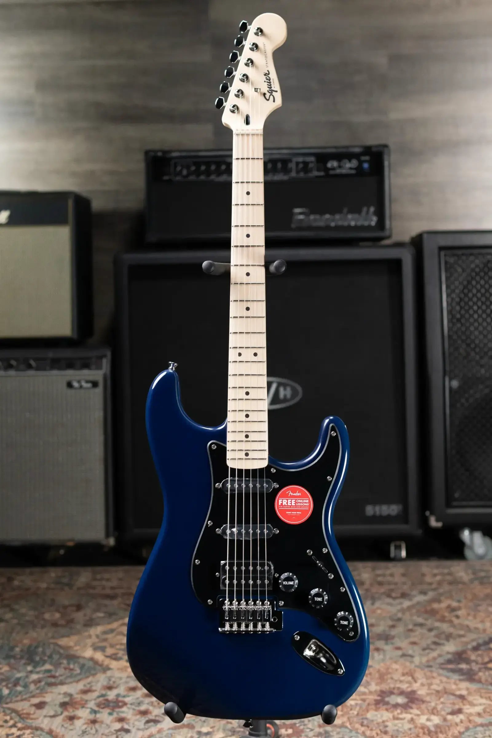 Squier Sonic Stratocaster HSS Electric Guitar - Midnight Blue