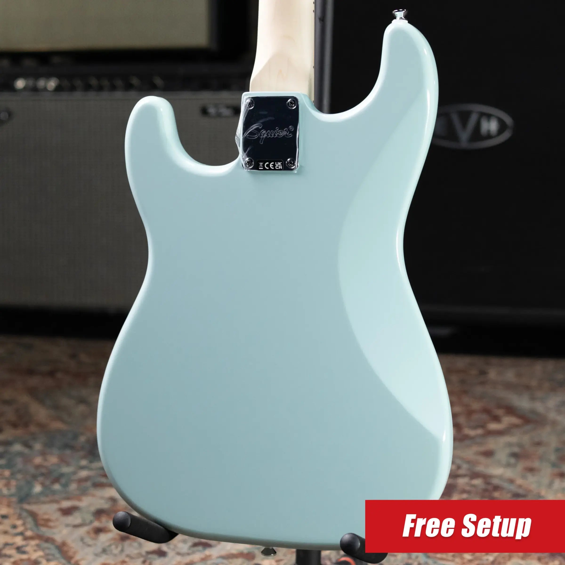 Squier Sonic Stratocaster HT H Electric Guitar - Sonic Blue