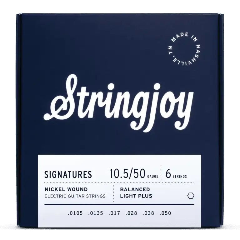 Stringjoy Signatures Balanced Light Plus Gauge (10.5-50) Nickel Wound Electric Guitar Strings