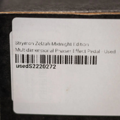 Strymon Zelzah Midnight Edition Multidimensional Phaser Effect Pedal - Used