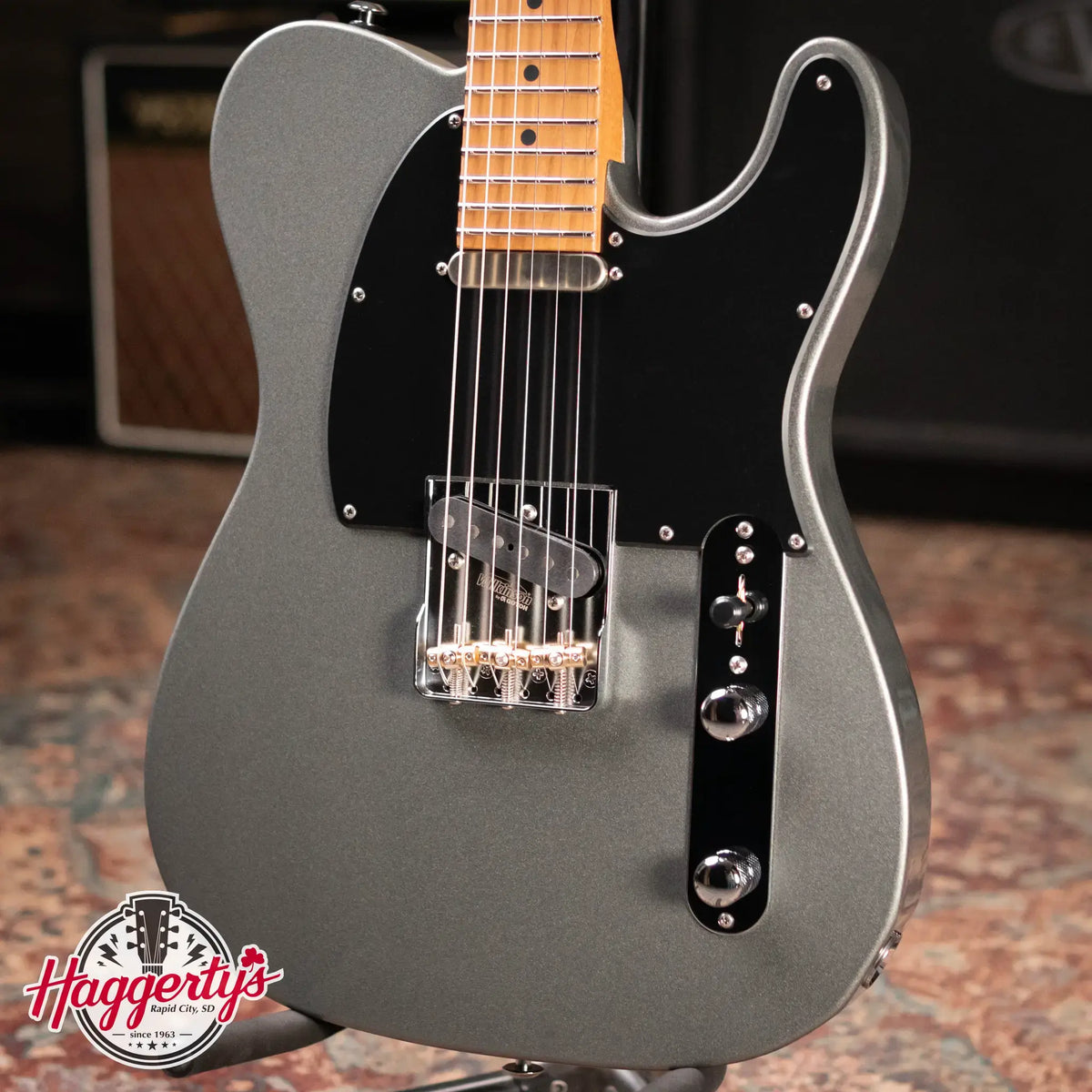 Suhr Andy Wood Signature Series Modern T Electric Guitars - AW Silver with Hardshell Case - Demo