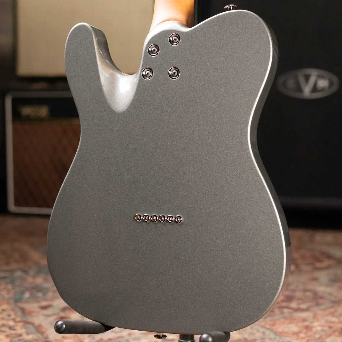 Suhr Andy Wood Signature Series Modern T Electric Guitars - AW Silver with Hardshell Case - Demo