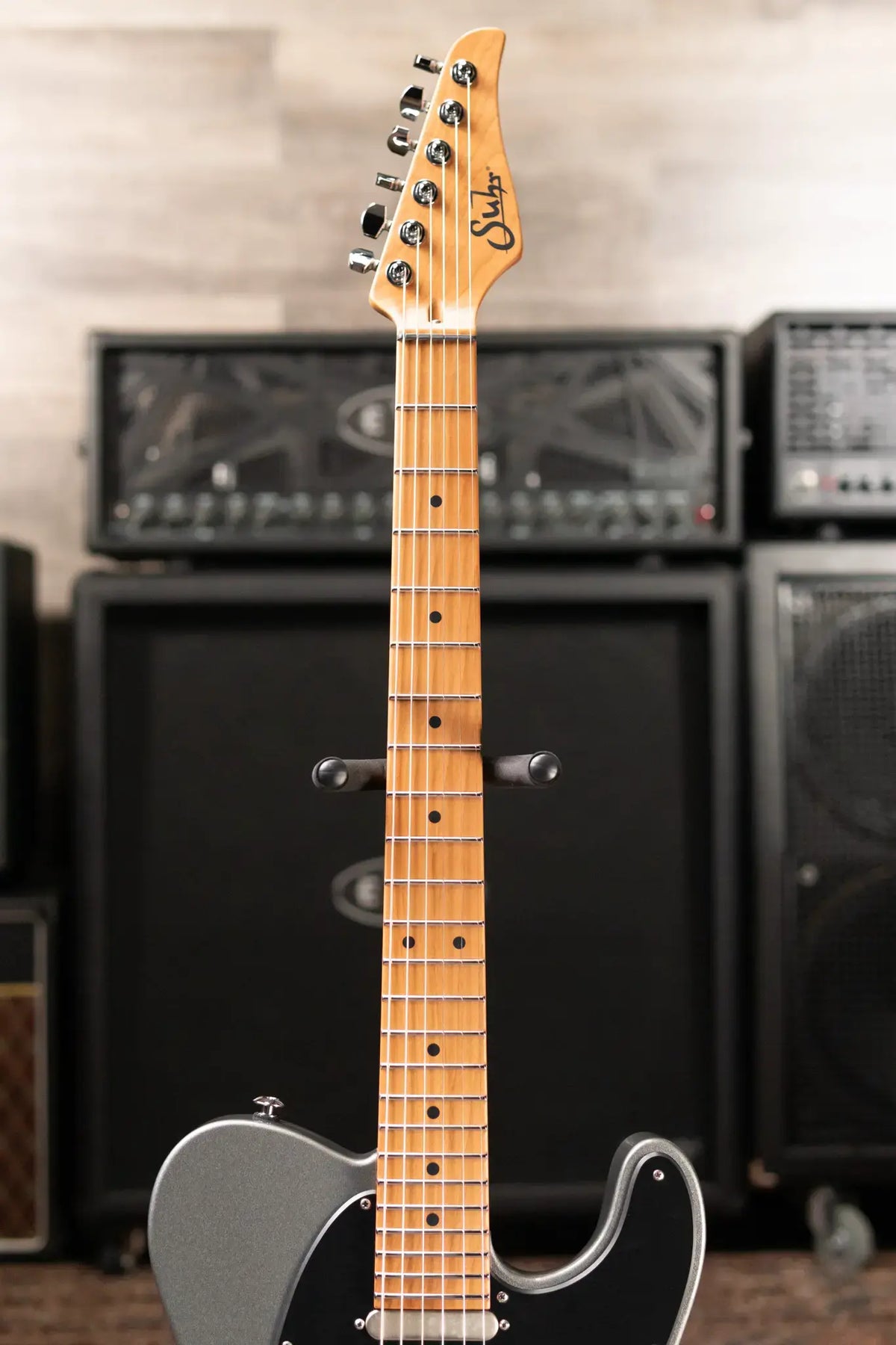 Suhr Andy Wood Signature Series Modern T Electric Guitars - AW Silver with Hardshell Case - Demo