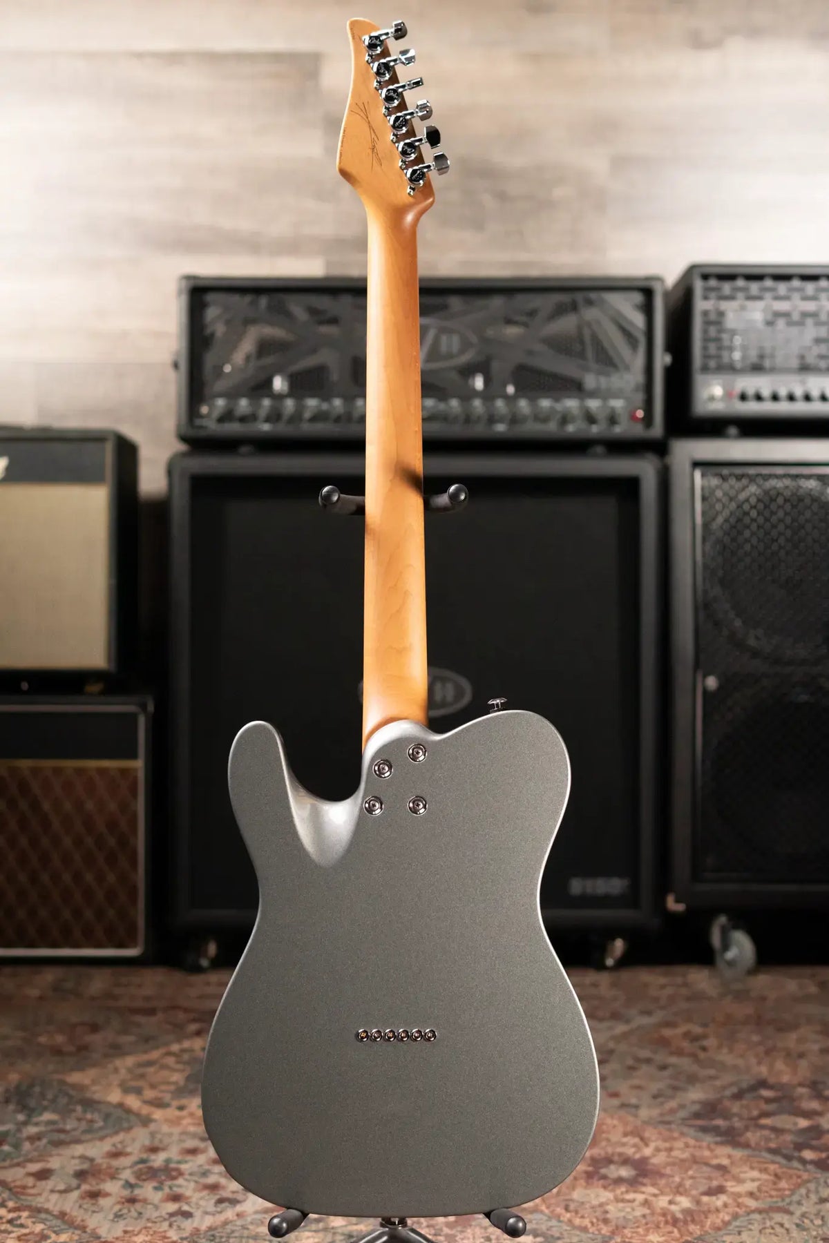 Suhr Andy Wood Signature Series Modern T Electric Guitars - AW Silver with Hardshell Case - Demo