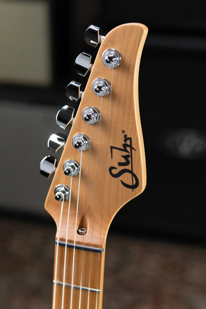 Suhr Andy Wood Signature Series Modern T HH Electric Guitar - Whiskey Barrel with Gig Bag
