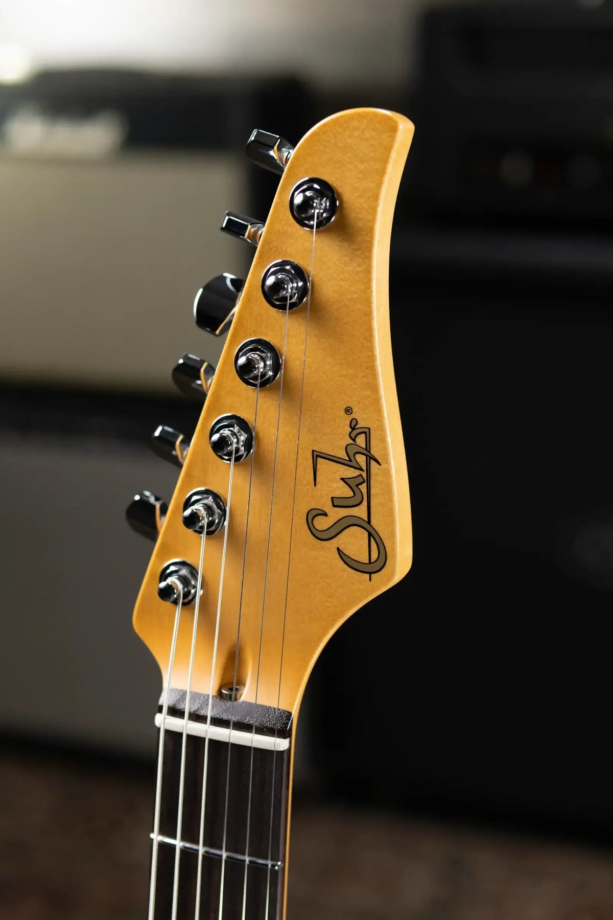 Suhr Classic S Antique Electric Guitar - Vintage Yellow with Gig Bag