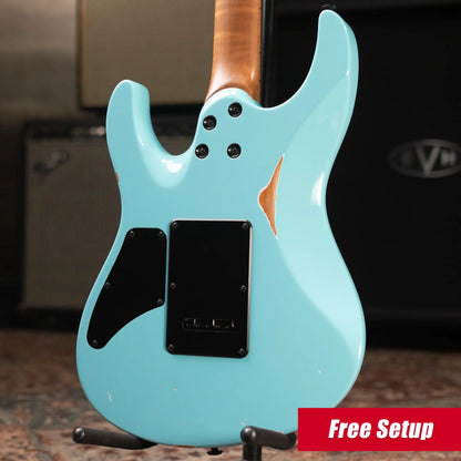 Suhr Custom Shop Modern Antique Electric Guitar - Daphne Blue with Hardshell Case