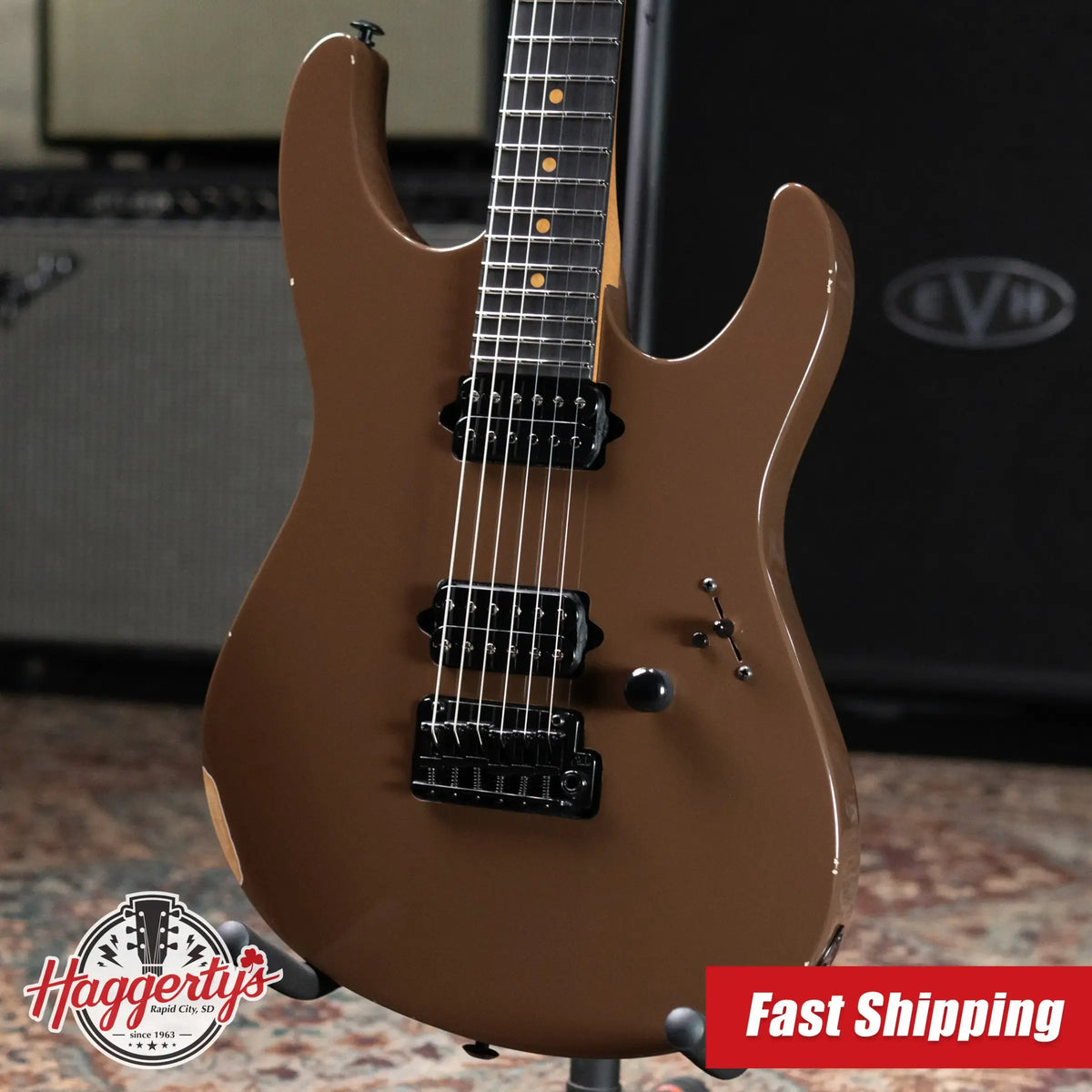 Suhr James Norbert Ivanyi Signature Series Modern Electric Guitar - Russet Brown with Gig Bag