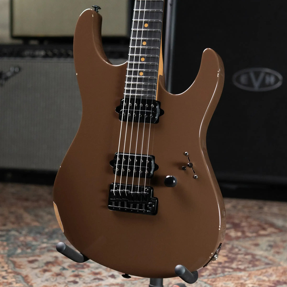 Suhr James Norbert Ivanyi Signature Series Modern Electric Guitar - Russet Brown with Gig Bag