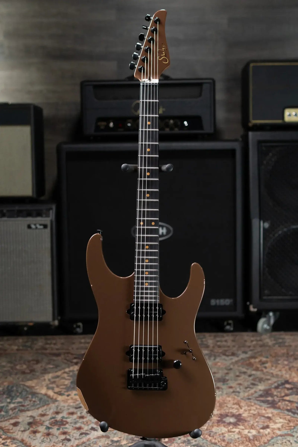 Suhr James Norbert Ivanyi Signature Series Modern Electric Guitar - Russet Brown with Gig Bag