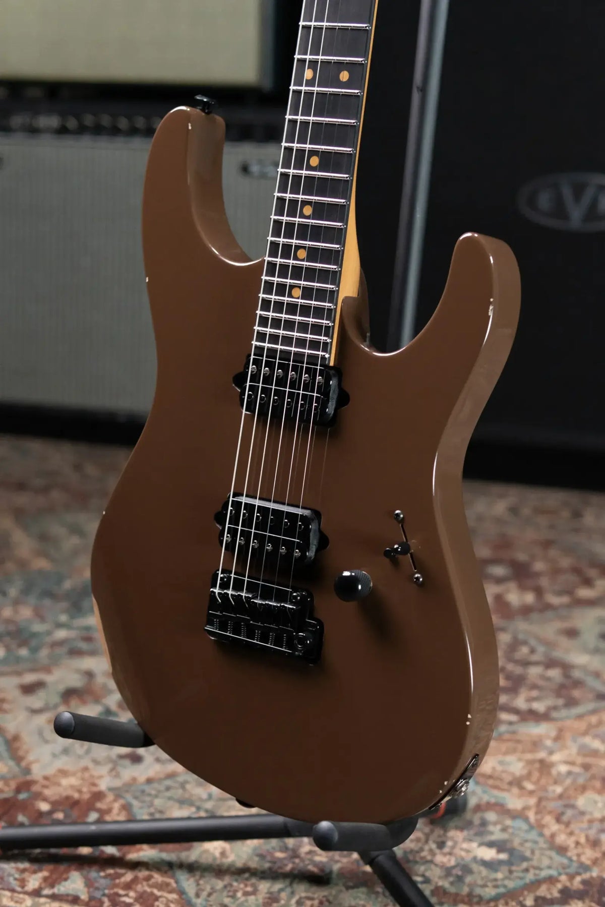 Suhr James Norbert Ivanyi Signature Series Modern Electric Guitar - Russet Brown with Gig Bag