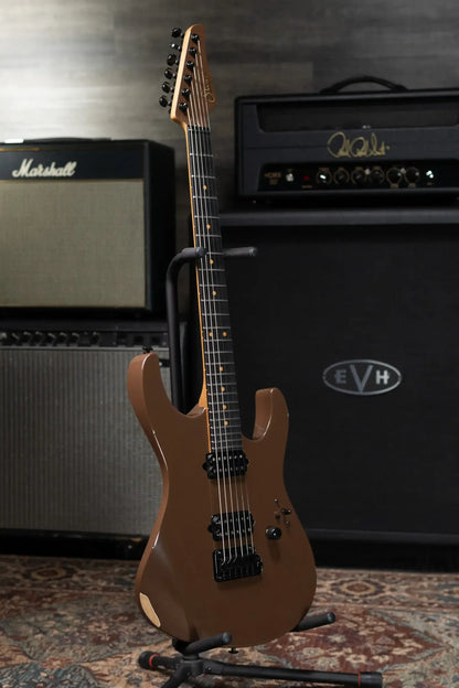 Suhr James Norbert Ivanyi Signature Series Modern Electric Guitar - Russet Brown with Gig Bag