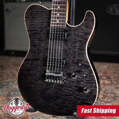 Suhr Oso Electric Guitar - Trans Black with Gig Bag