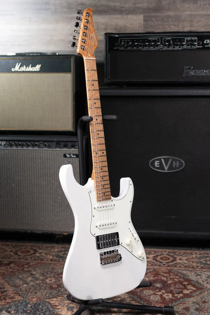 Suhr Pete Thorn Signature Traditional 90 Electric Guitar - Trans White with Gig Bag