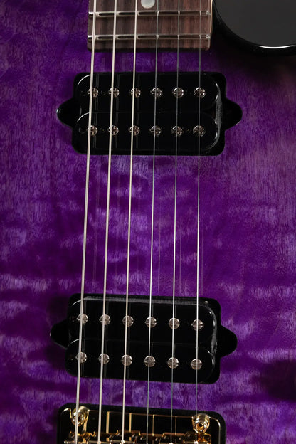 Suhr Standard Thin Burst Limited Edition Electric Guitar - Trans Purple with Gig Bag - Demo
