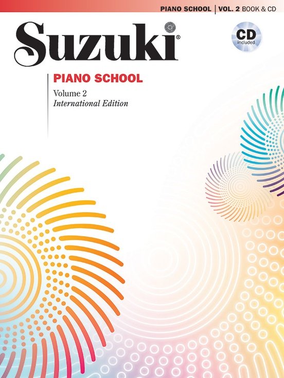 Suzuki Piano School International Edition Piano Book and CD Volume 2: Piano Book & CD