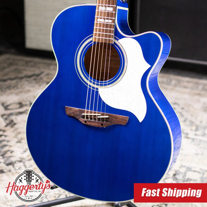 Takamine EG523SC G-Series Jumbo Acoustic/Electric Guitar - Blue with Hardshell Case - Used