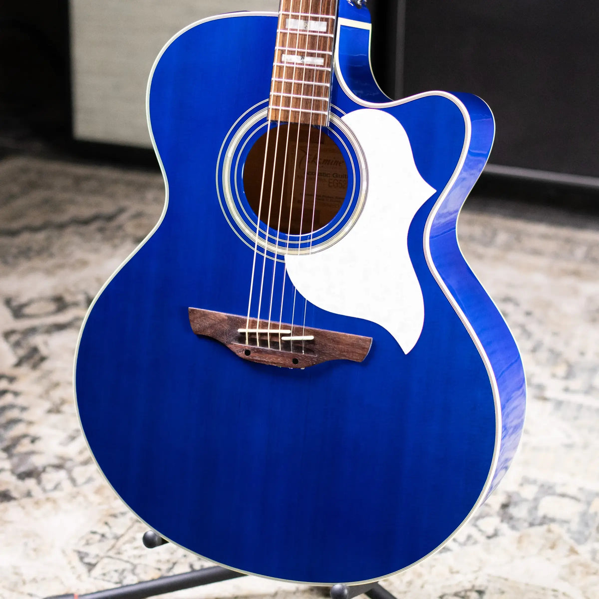 Takamine EG523SC G-Series Jumbo Acoustic/Electric Guitar - Blue with Hardshell Case - Used