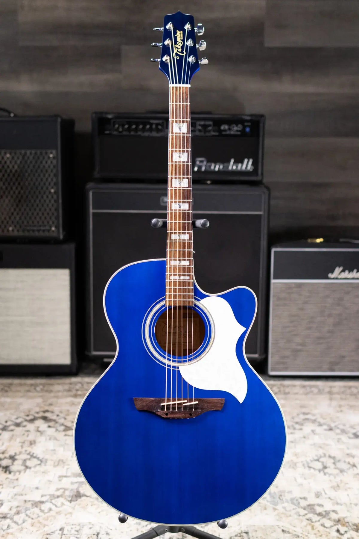 Takamine EG523SC G-Series Jumbo Acoustic/Electric Guitar - Blue with Hardshell Case - Used