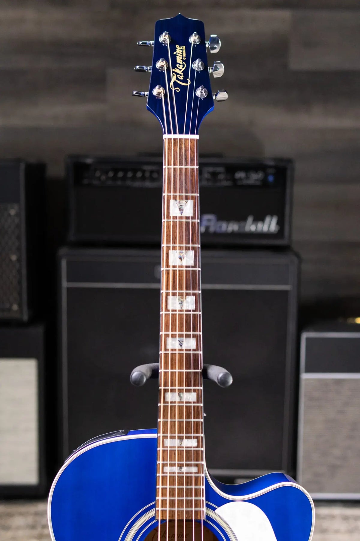 Takamine EG523SC G-Series Jumbo Acoustic/Electric Guitar - Blue with Hardshell Case - Used