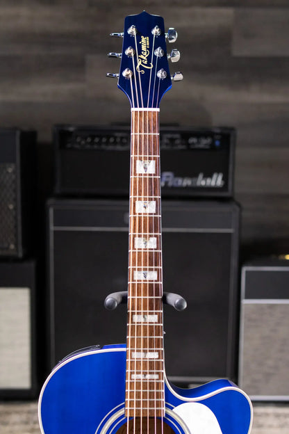 Takamine EG523SC G-Series Jumbo Acoustic/Electric Guitar - Blue with Hardshell Case - Used