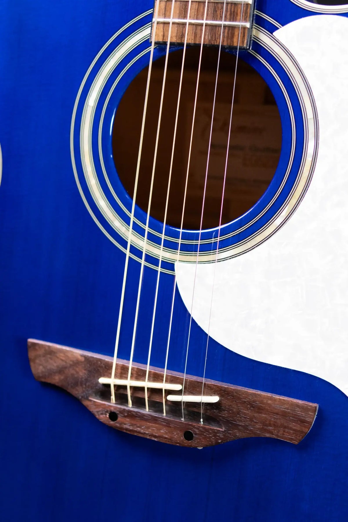 Takamine EG523SC G-Series Jumbo Acoustic/Electric Guitar - Blue with Hardshell Case - Used