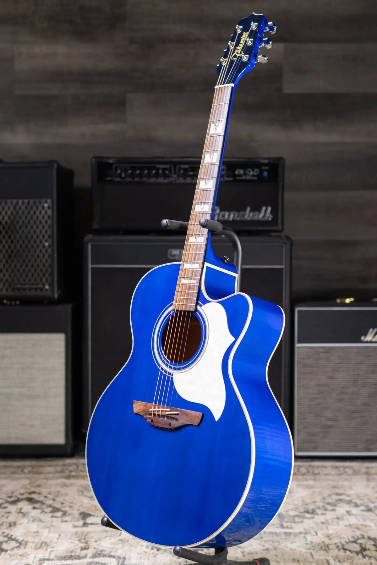 Takamine EG523SC G-Series Jumbo Acoustic/Electric Guitar - Blue with Hardshell Case - Used