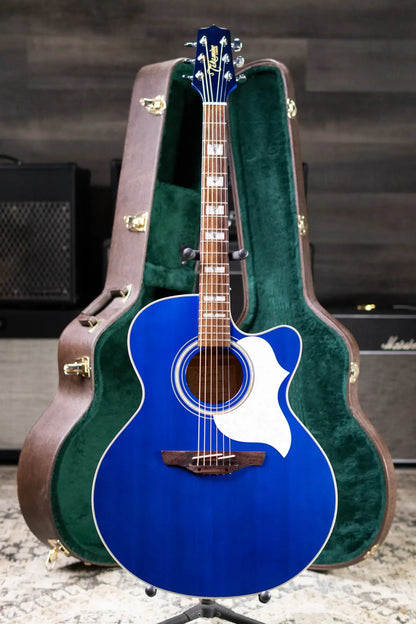 Takamine EG523SC G-Series Jumbo Acoustic/Electric Guitar - Blue with Hardshell Case - Used