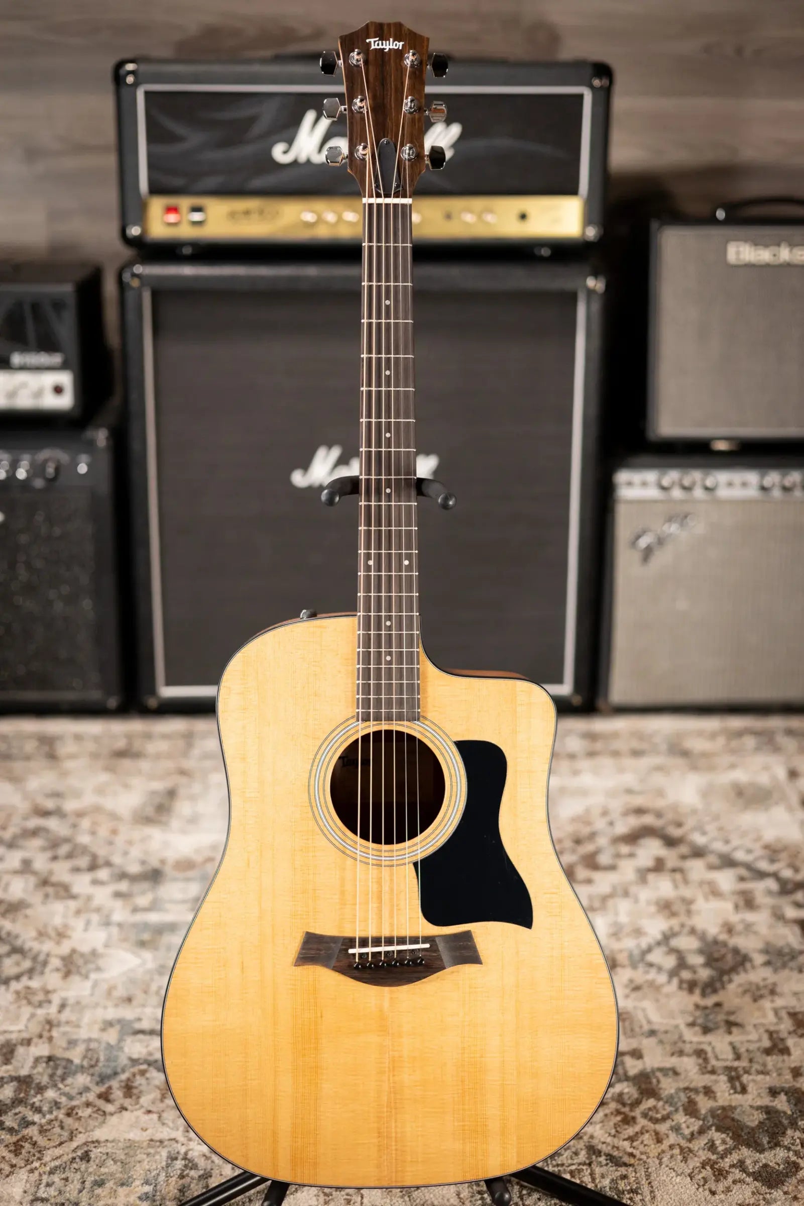 Taylor 110ce Dreadnought Acoustic/Electric Guitar - Solid Torrefield Spruce with Gig Bag