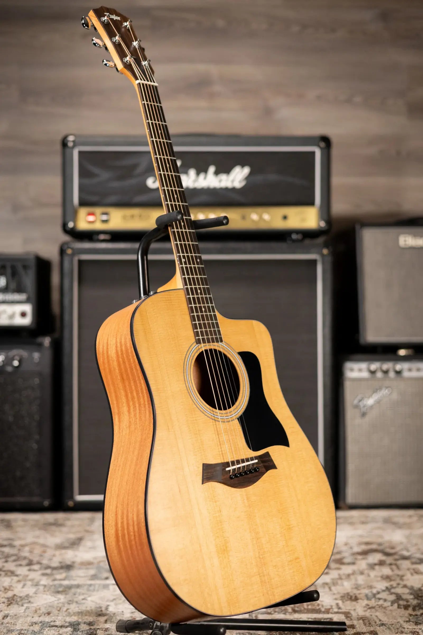 Taylor 110ce Dreadnought Acoustic/Electric Guitar - Solid Torrefield Spruce with Gig Bag