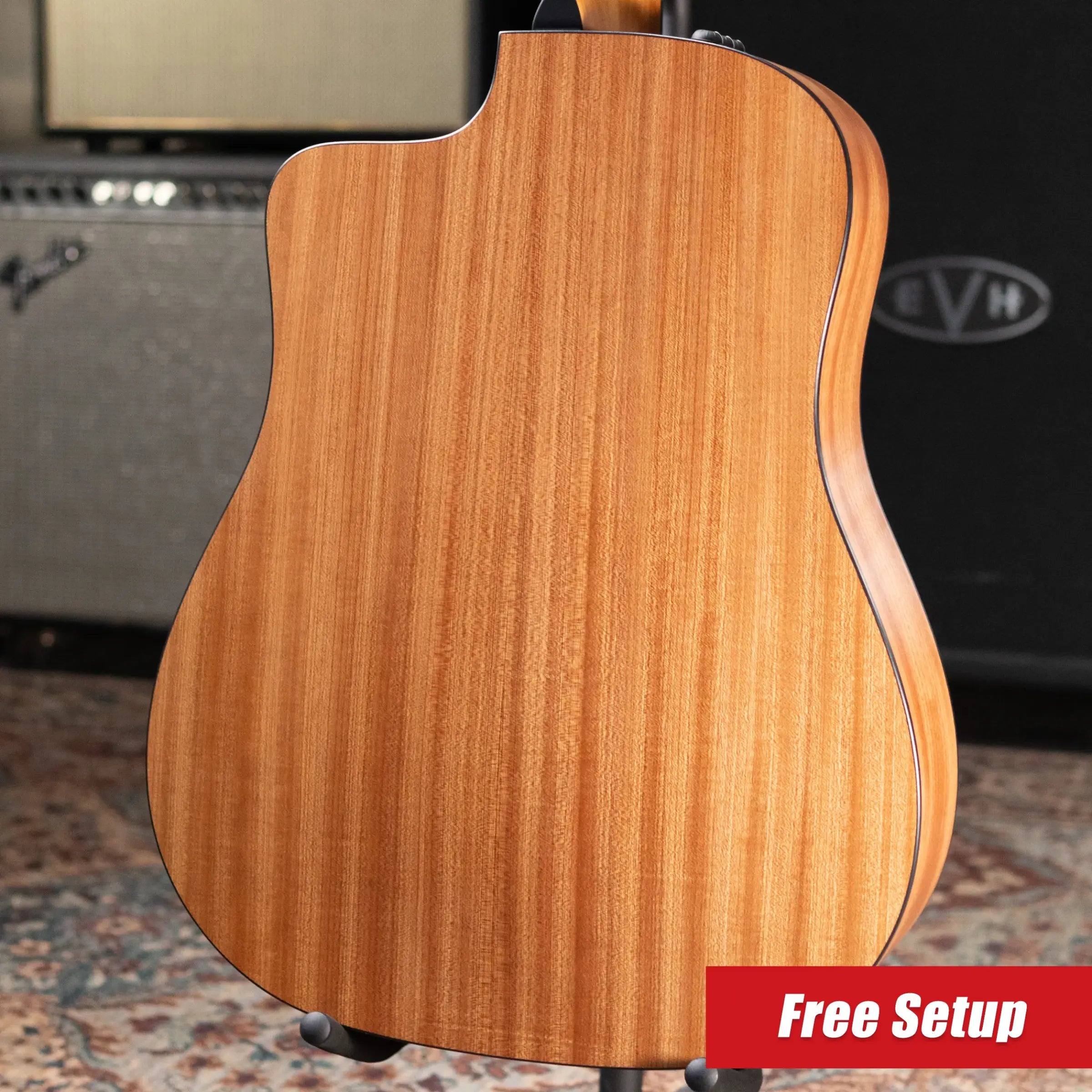 Taylor 110ce Dreadnought Acoustic/Electric Guitar - Solid Torrefield Spruce with Gig Bag